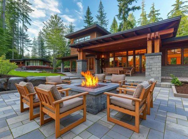 Outdoor Patio Fireplace: Design and Build Your Own